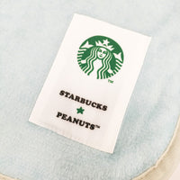 STARBUCKS/PEANUTS スターバックス/ピーナッツ 未使用品 フリース スヌーピー ひざ掛け ブランケット ミズイロ レディース【中古】4-1128T◎