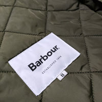 Barbour QUILTED NO COLLAR COAT 2002273 キルティング 中綿 コート 20AW カーキ レディース バブアー【中古】4-0922A∞