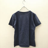 Mademoiselle NONNON D0323UTS053 ビーズ ロゴ サイズ40/L 半袖Ｔシャツ カットソー ネイビー レディース マドモアゼルノンノン【中古】4-0715S♪