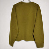 MARGARET HOWELL 578-2263002 MERINO CASHMERE カシミヤ混 セーター ニット 22AW グリーン系 レディース マーガレットハウエル【中古】4-0902T∞