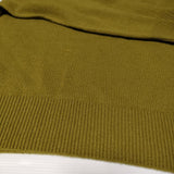 MARGARET HOWELL 578-2263002 MERINO CASHMERE カシミヤ混 セーター ニット 22AW グリーン系 レディース マーガレットハウエル【中古】4-0902T∞