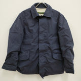 Paul Harnden マックコート ベンタイル サイズXS women's mac coat コットン コート ネイビー レディース ポールハーデン【中古】4-0227M♪