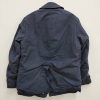 Paul Harnden マックコート ベンタイル サイズXS women's mac coat コットン コート ネイビー レディース ポールハーデン【中古】4-0227M♪