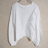 UNUSED ロングスリーブTシャツ long-sleeve t-shirt us1569 長袖Ｔシャツ カットソー ロンＴ ホワイト レディース アンユーズド【中古】4-0402M△