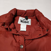 WOOLRICH L ナイロン ダウンベスト エンジ レディース ウールリッチ【中古】4-0829T∞