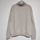 crepuscule コットンカシミヤタートル COTTON CASHMERE TURTLE 2003-007W セーター ニット ベージュ レディース クレプスキュール【中古】4-0829T∞