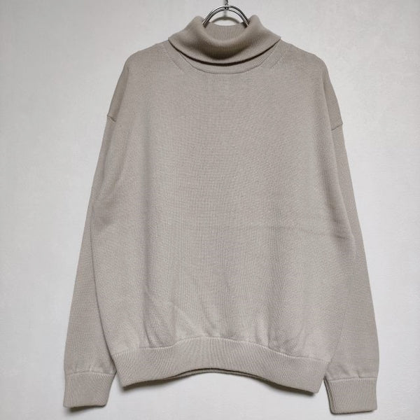 crepuscule コットンカシミヤタートル COTTON CASHMERE TURTLE 2003-007W セーター ニット ベージュ レディース クレプスキュール【中古】4-0829T∞