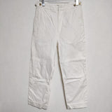 MARGARET HOWELL 578-0143602 WASHED COTTON TWILL  パンツ 2019 オフホワイト レディース マーガレットハウエル【中古】4-0401G∞