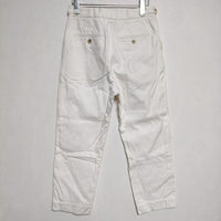 MARGARET HOWELL 578-0143602 WASHED COTTON TWILL  パンツ 2019 オフホワイト レディース マーガレットハウエル【中古】4-0401G∞