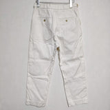 MARGARET HOWELL 578-0143602 WASHED COTTON TWILL  パンツ 2019 オフホワイト レディース マーガレットハウエル【中古】4-0401G∞