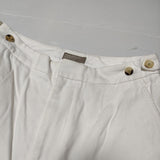MARGARET HOWELL 578-0143602 WASHED COTTON TWILL パンツ 2019 オフホワイト レディース マーガレットハウエル【中古】4-0401G∞