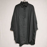 Traditional Weatherwear BIG SHIRT ウール ブラウス TWW 長袖シャツ チャコールグレー レディース トラディショナルウェザーウェア【中古】4-1117T∞