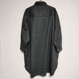 Traditional Weatherwear BIG SHIRT ウール ブラウス TWW 長袖シャツ チャコールグレー レディース トラディショナルウェザーウェア【中古】4-1117T∞