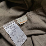 Lintu Laulu タック イージーワイドテーパード サイズF チノパンツ カーキ レディース リントゥラウル【中古】4-0320G△