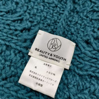 BEAUTY&YOUTH UNITED ARROWS ケーブルスヌード マフラー ストール ウール スヌード グリーン レディース ビューティアンドユース【中古】4-1125T◎