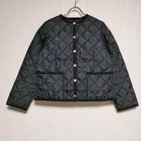 Traditional Weatherwear ARKLEY  アークリー 34 キルティング 中綿 ジャケット ネイビー レディース トラディショナルウェザーウェア【中古】4-0911T∞