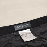 Lady Scope プリーツスカート 膝丈 スカート ブラック レディース レディスコープ【中古】4-0402M△