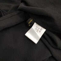 GIANNI LO GIUDICE NGEEL-02430 レイヤード風ワンピース 40 五分袖 ギャザーワンピース ブラック ジャンニロジュディチェ【中古】4-0604S♪