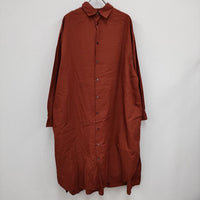 Graphpaper Broad Regular Oversized Shirt Dress GL223-60068 定価35200円 サイズ0 ワンピース レッド系 シュイロ レディース グラフペーパー【中古】4-0504M☆