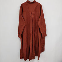 Graphpaper Broad Regular Oversized Shirt Dress GL223-60068 定価35200円 サイズ0 ワンピース レッド系 シュイロ レディース グラフペーパー【中古】4-0504M☆