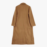 Honnete HO-18AW CO8 VENT LONG COAT ロング 定価44000円 チェスターコート キャメル レディース オネット【中古】4-1018A♪