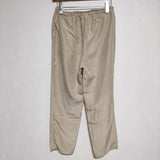 Yoli Silk pants 定価36300円 イージーパンツ yl-pt02 パンツ ベージュ レディース ヨリ【中古】4-0502M∞