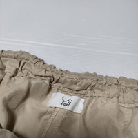 Yoli Silk pants 定価36300円 イージーパンツ yl-pt02 パンツ ベージュ レディース ヨリ【中古】4-0502M∞