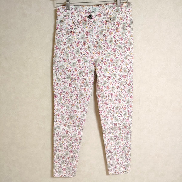 ETRO ペイズリー プリント サイズ26 チノパンツ マルチカラー レディース エトロ【中古】4-0402G△