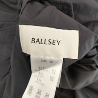 BALLSEY リバーシブル ラクーンファー ダウンジャケット サイズ38 ダウンコート ブラック レディース ボールジー【中古】4-1115A◆