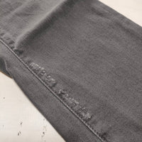 mother インサイダークロップドパンツ INSIDER CROP サイズ24 STEP FRAY クロップドパンツ グレー レディース マザー【中古】4-0402M△