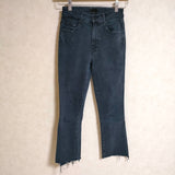 mother インサイダークロップドパンツ INSIDER CROP サイズ24 クロップドパンツ ネイビー レディース マザー【中古】4-0402M△
