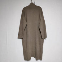 evam eva E223K196 wool sable robe 定価39600円 ウールローブ ロング カーディガン ベージュ レディース エヴァムエヴァ【中古】4-1117T∞
