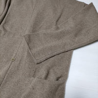 evam eva E223K196 wool sable robe 定価39600円 ウールローブ ロング カーディガン ベージュ レディース エヴァムエヴァ【中古】4-1117T∞