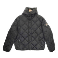 MONCLER Arvouin ショートダウンジャケット モンクレールジャパン サイズ2 キルティング ダウンジャケット 22AW ブラック レディース モンクレール【中古】4-1115A◆