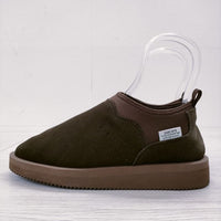 SUICOKE ムートンスリッポン 定価24200円 サイズ23cm スリッポン ブラウン レディース スイコック【中古】4-1115T◎