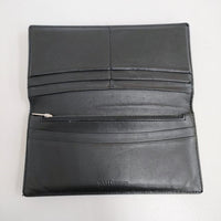 J&M Davidson LONG FLAP WALLET WITH STUDS レザースタッズウォレット 革 長財布 シルバー ジェイアンドエムデヴィッドソン【中古】4-0904G♪