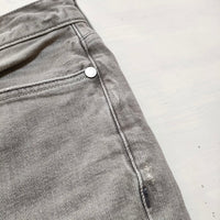 upper hights THE SERENA 加工 ストレッチ素材 サイズ27 デニムパンツ グレー レディース アッパーハイツ【中古】4-0421G△