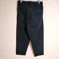 YAECA CHINO CLOTH PANTS TAC TAPERED 定価20900円 156054 サイズ28 パンツ ブラック レディース ヤエカ【中古】4-0414G△