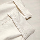 YLEVE 13.5oz DENIM HIGH WAIST TAPERED 定価26400円 サイズ0 デニムパンツ オフホワイト レディース イレーヴ【中古】4-0414G△