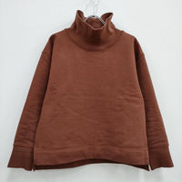 MHL. 595-3269513 DRY LOOPBACK JERSEY 定価26400円 サイズ2 ハイネックスウェット 23AW ブラウン レディース エムエイチエル【中古】4-0322M♪