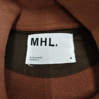 MHL. 595-3269513 DRY LOOPBACK JERSEY 定価26400円 サイズ2 ハイネックスウェット 23AW ブラウン レディース エムエイチエル【中古】4-0322M♪