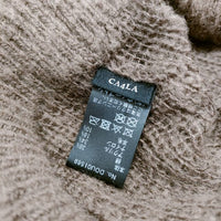 CA4LA コットンウール混 帽子 ハット ブラウン レディース カシラ【中古】4-1115T◎