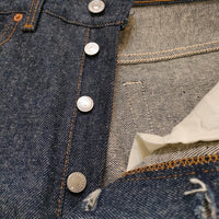 Levi's 新品 501XX 501-0000 デットストック フラッシャー付き リジットデニム MADE in USA アメリカ製 W29 L33 デニムパンツ ネイビー メンズ リーバイス【中古】4-0712G△