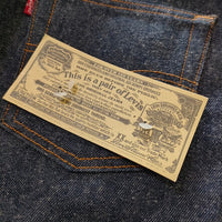 Levi's 新品 501XX 501-0000 デットストック フラッシャー付き リジットデニム MADE in USA アメリカ製 W29 L33 デニムパンツ ネイビー メンズ リーバイス【中古】4-0712G△