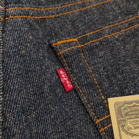 Levi's 新品 501XX 501-0000 デットストック フラッシャー付き リジットデニム MADE in USA アメリカ製 W29 L33 デニムパンツ ネイビー メンズ リーバイス【中古】4-0712G△