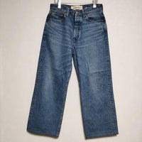 Shinzone BAGGY JEANS 定価30800円 加工 ジーンズ デニムパンツ 24SS ブルー レディース シンゾーン【中古】4-0824G∞