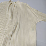 PLEATS PLEASE ISSEY MIYAKE プリーツカーディガン 羽織PP51-J0142 ジャケット アイボリー レディース プリーツプリーズ【中古】4-0824M∞