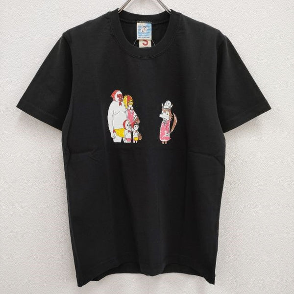 BRU NA BOINNE 新品 レスラーずきんちゃんT 8998 8S-208 S 定価9500円 半袖Tシャツ カットソー 黒 レディース ブルーナボイン【中古】4-0410S♪