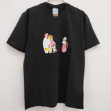 BRU NA BOINNE 新品 レスラーずきんちゃんT No.8998 8S-208 M 定価9500円 半袖Ｔシャツ ブラック メンズ ブルーナボイン【中古】4-0405S♪