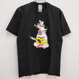 BRU NA BOINNE 新品 レスラーの音楽隊T No.8998 8S-211 M 定価9500円 半袖Tシャツ カットソー ブラック メンズ ブルーナボイン【中古】4-0405S♪#